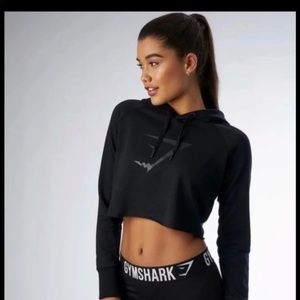 Gymshark logo cropped hoodie